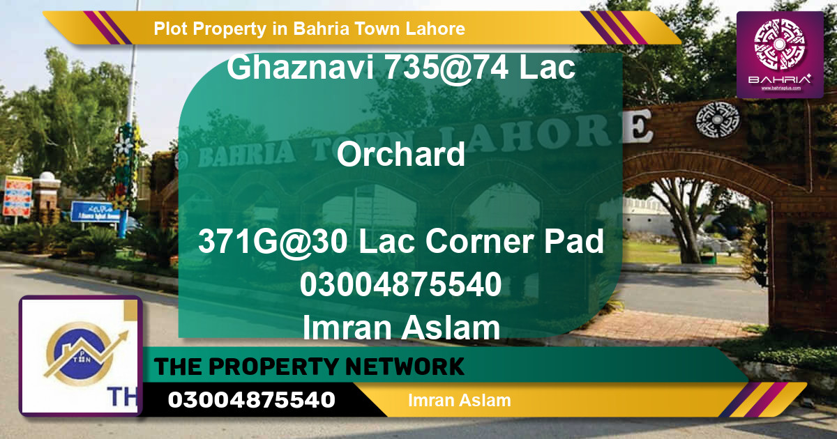 Residential Plot for Sale in Bahria Town, Lahore - (BP-43122)