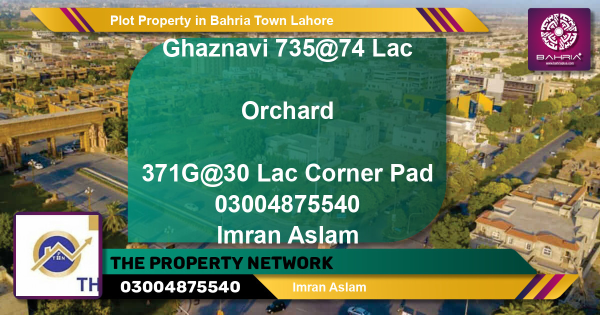 Residential Plot for Sale in Bahria Town, Lahore - (BP-43123)