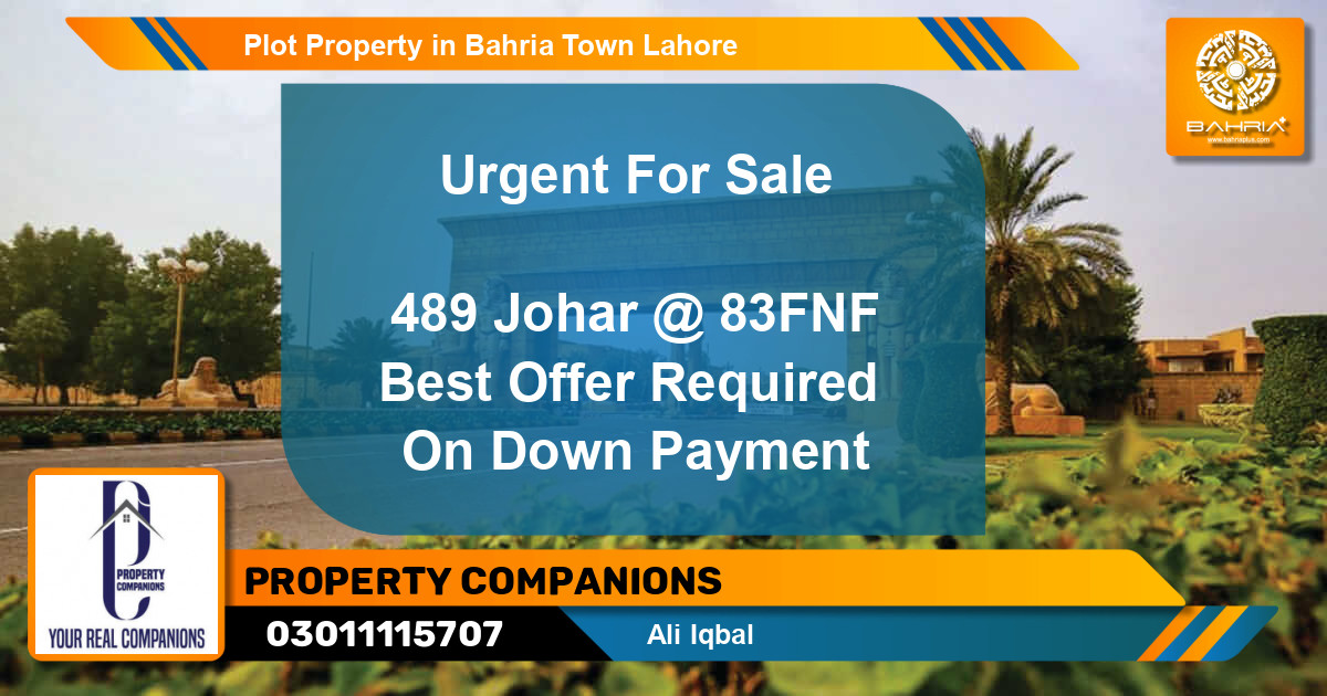 Residential Plot for Sale in Bahria Town, Lahore - (BP-43125)