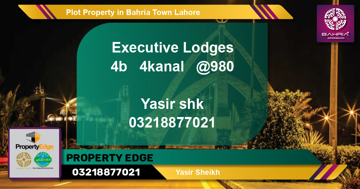Residential Plot for Sale in Bahria Town, Lahore - (BP-43161)