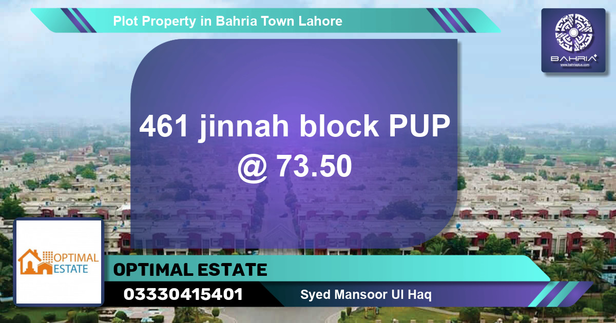 Residential Plot for Sale in Bahria Town, Lahore - (BP-43169)