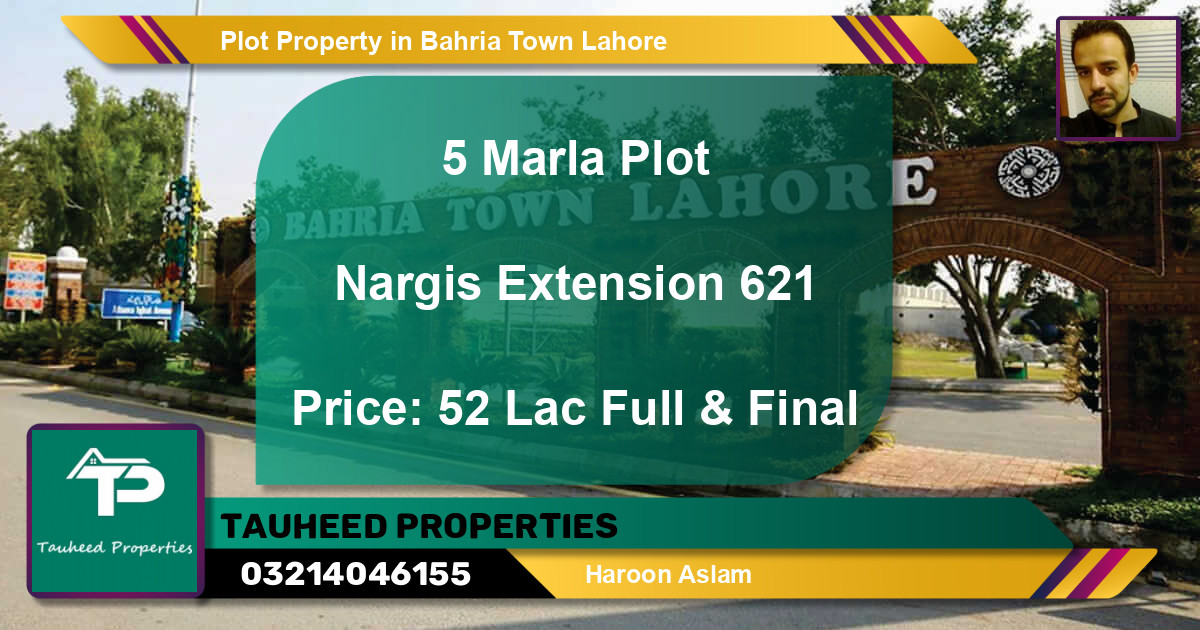 Residential Plot for Sale in Bahria Town, Lahore - (BP-43273)