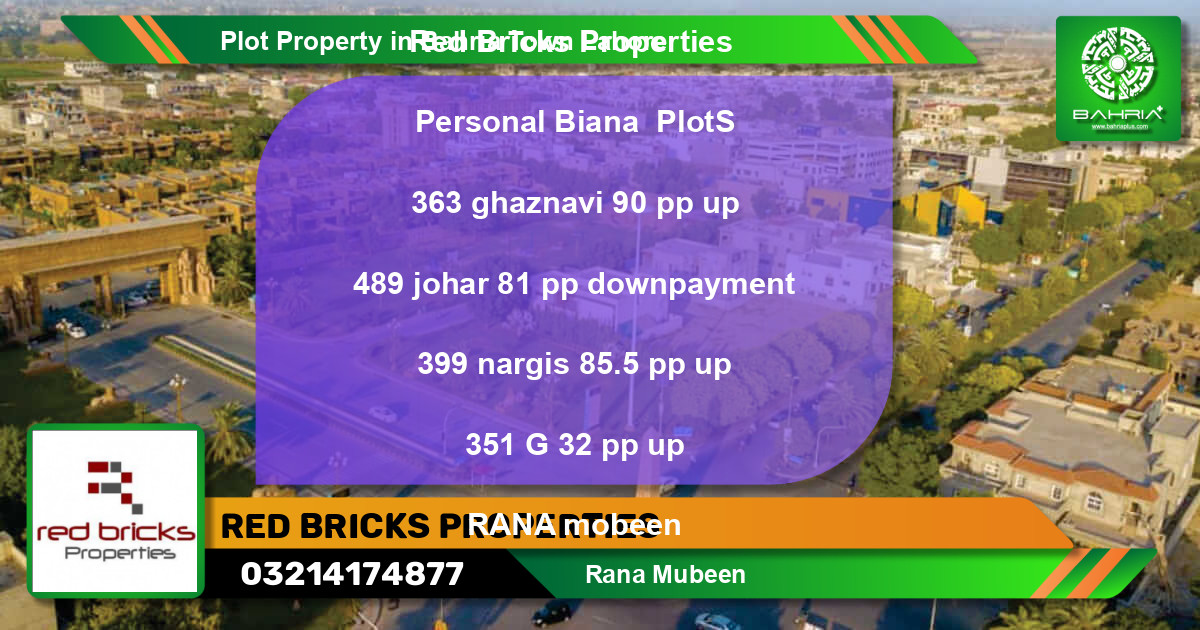 Residential Plot for Sale in Bahria Town, Lahore - (BP-43312)
