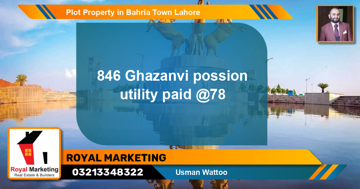 Residential Plot for Sale in Bahria Town, Lahore - (BP-43364)
