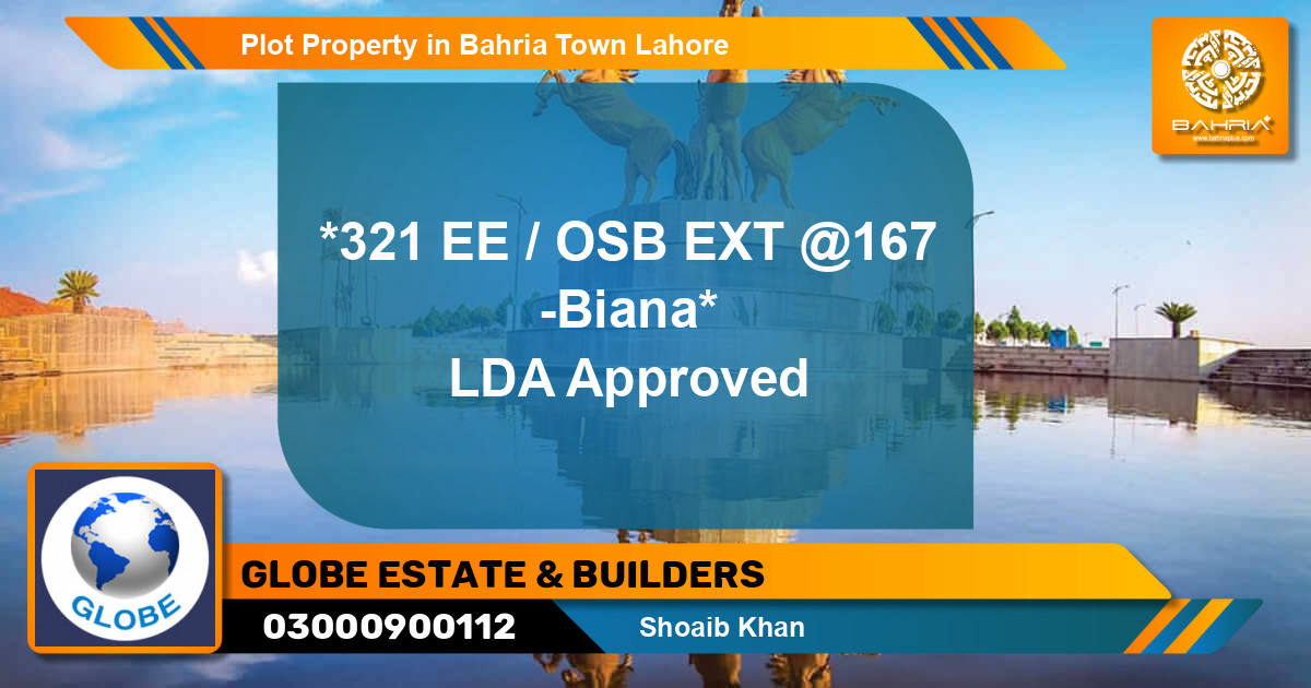 Residential Plot for Sale in Bahria Town, Lahore - (BP-43421)