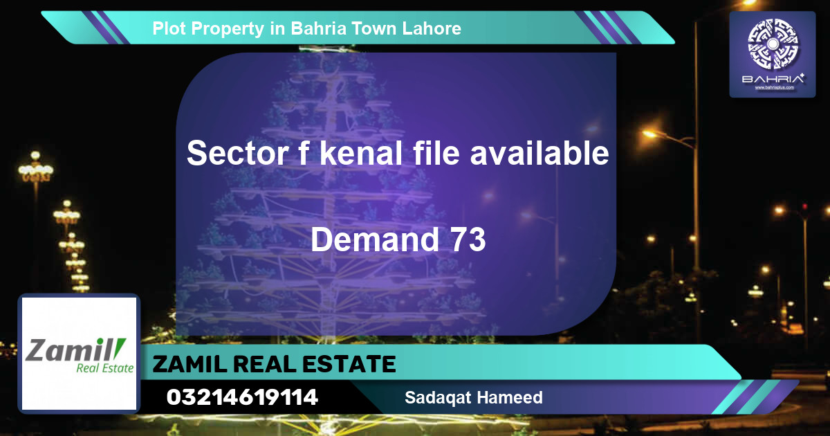 Residential Plot for Sale in Bahria Town, Lahore - (BP-43436)