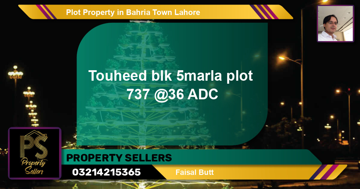 Residential Plot for Sale in Bahria Town, Lahore - (BP-43446)