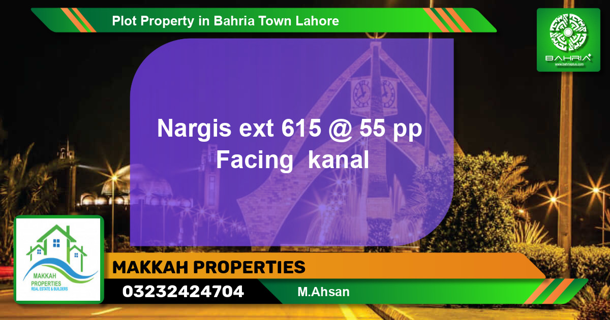 Residential Plot for Sale in Bahria Town, Lahore - (BP-43510)