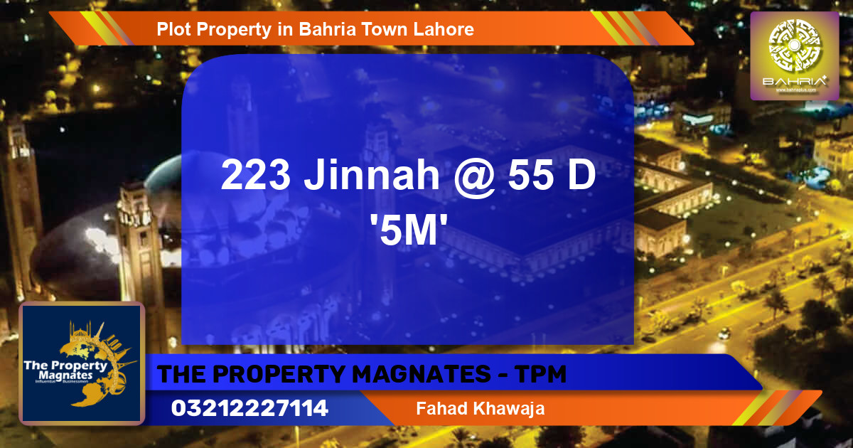 Residential Plot for Sale in Bahria Town, Lahore - (BP-43544)