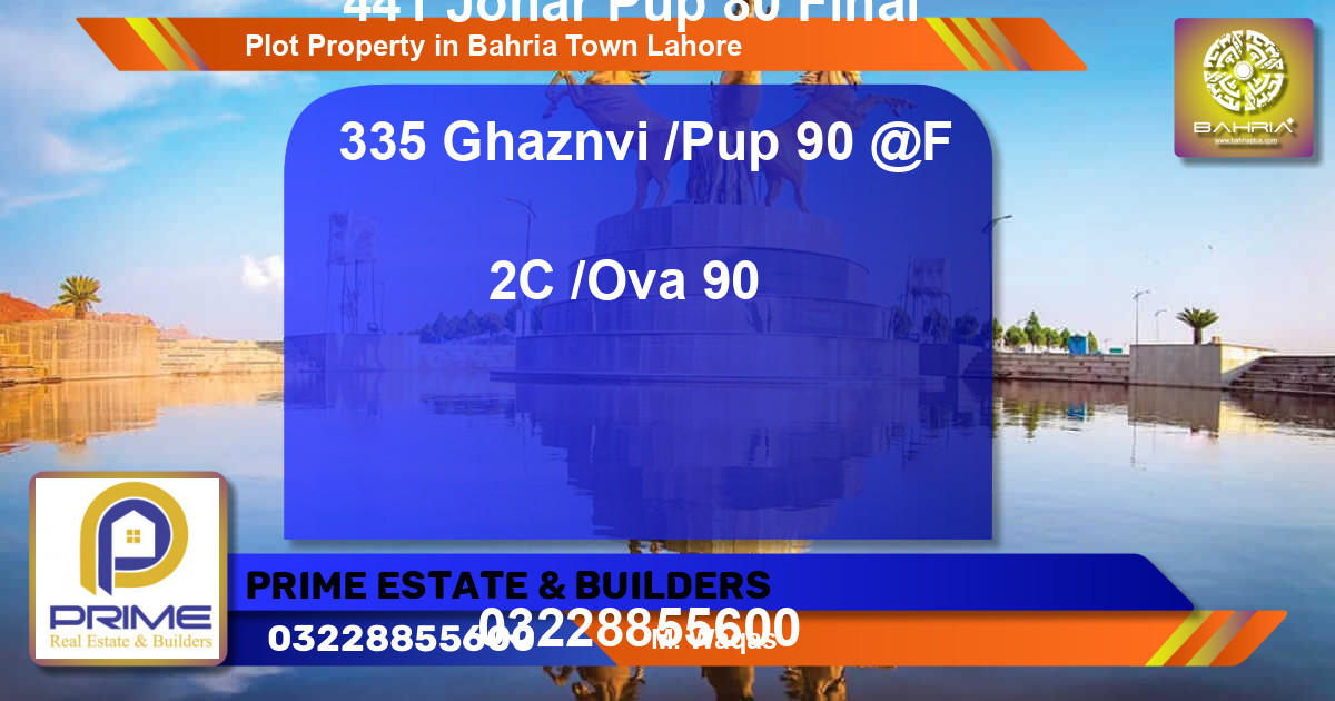 Residential Plot for Sale in Bahria Town, Lahore - (BP-43567)