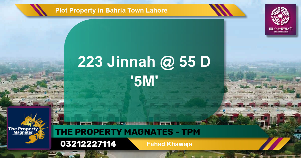 Residential Plot for Sale in Bahria Town, Lahore - (BP-43785)