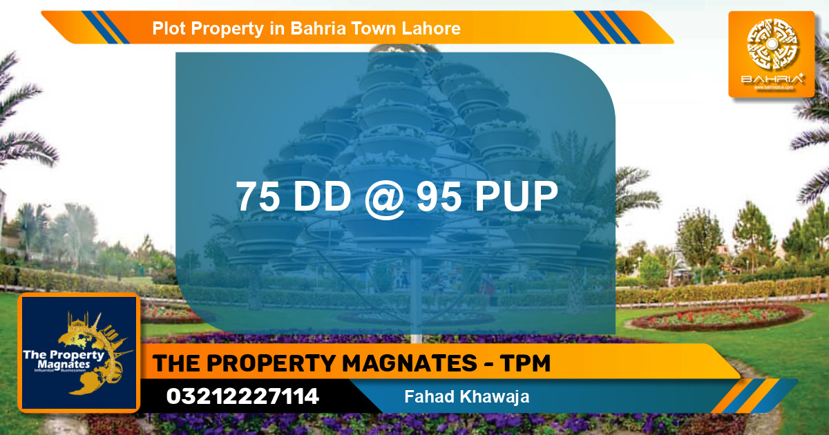Residential Plot for Sale in Bahria Town, Lahore - (BP-43787)
