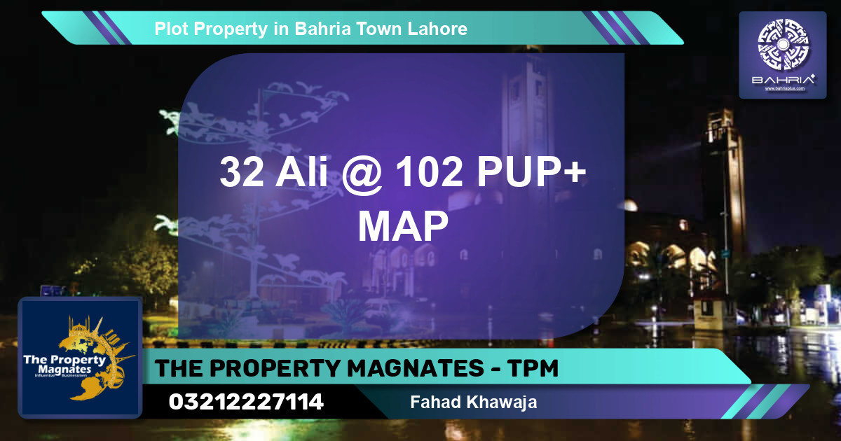 Residential Plot for Sale in Bahria Town, Lahore - (BP-43789)