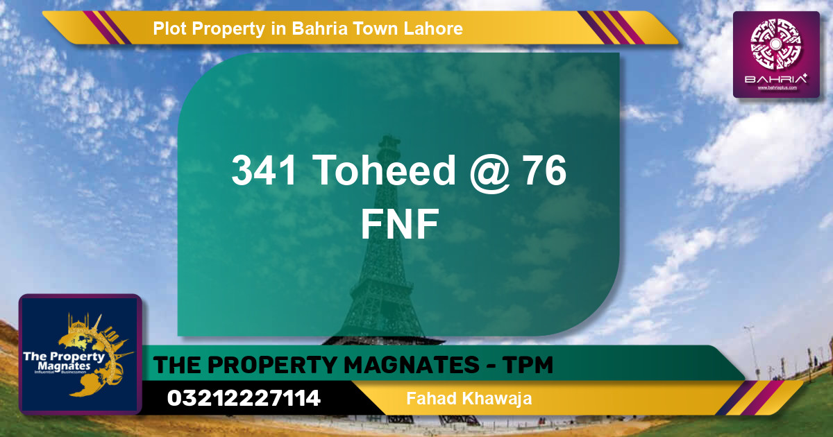 Residential Plot for Sale in Bahria Town, Lahore - (BP-43790)