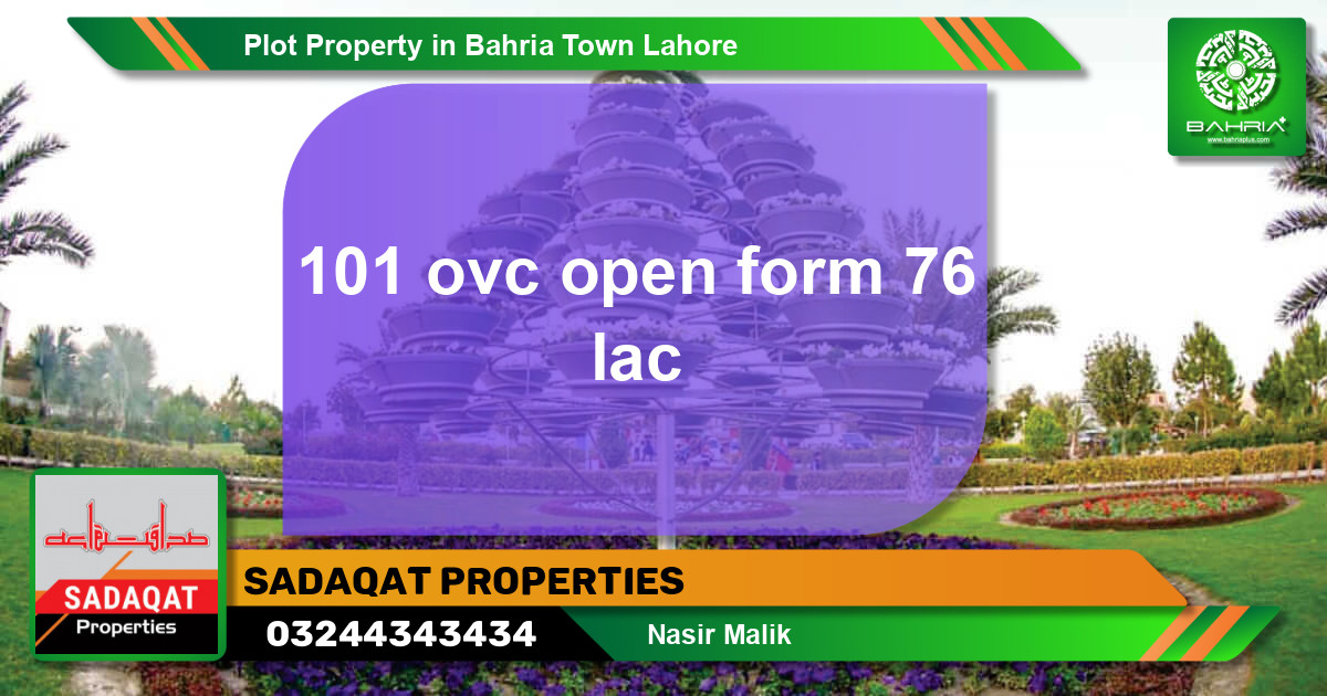 Residential Plot for Sale in Bahria Town, Lahore - (BP-43865)