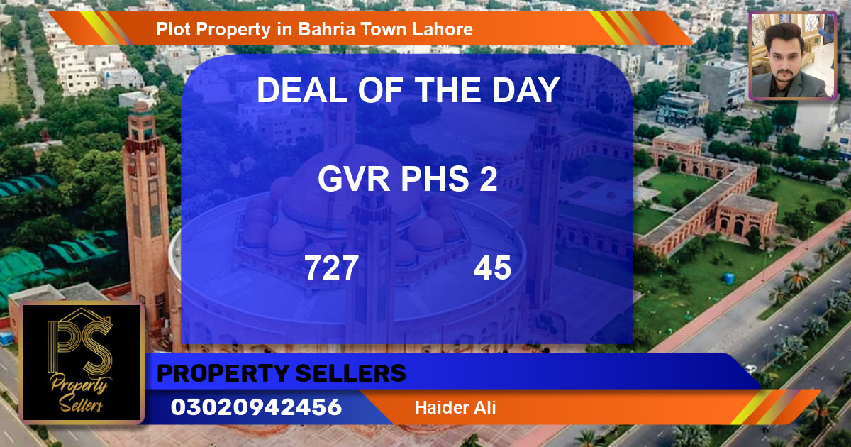 Residential Plot for Sale in Bahria Town, Lahore - (BP-43878)