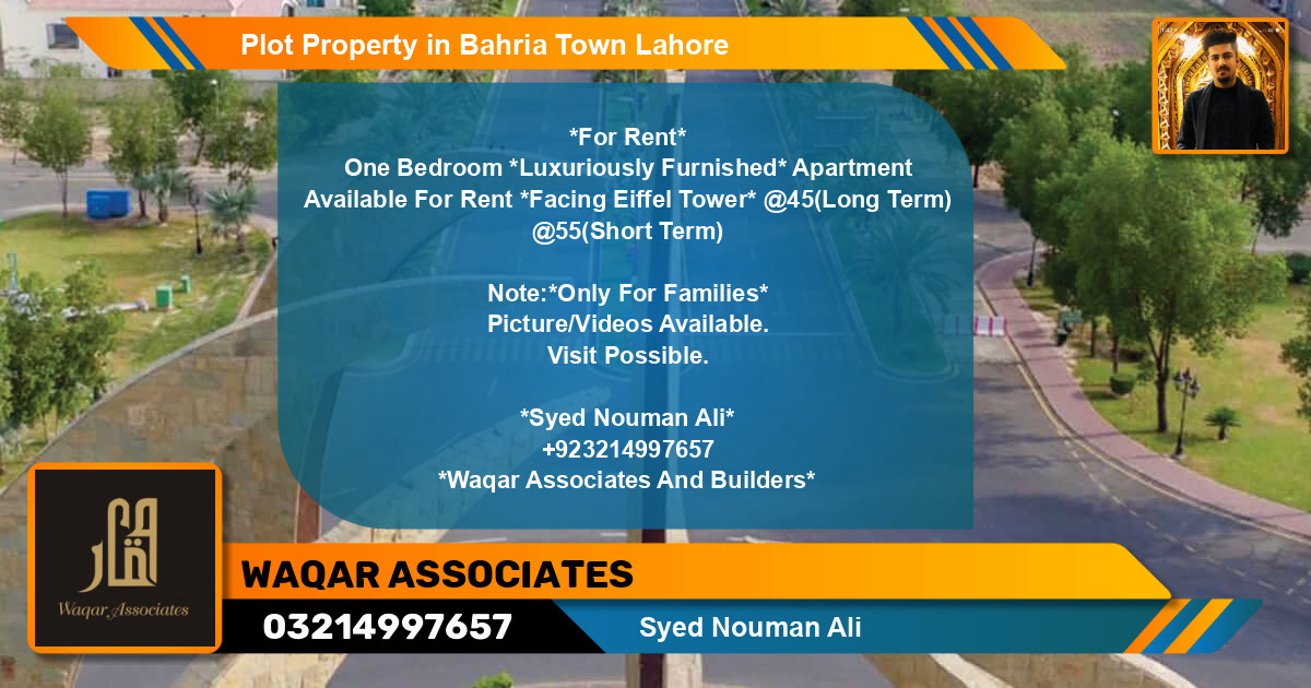 Residential Plot for Sale in Bahria Town, Lahore - (BP-43885)