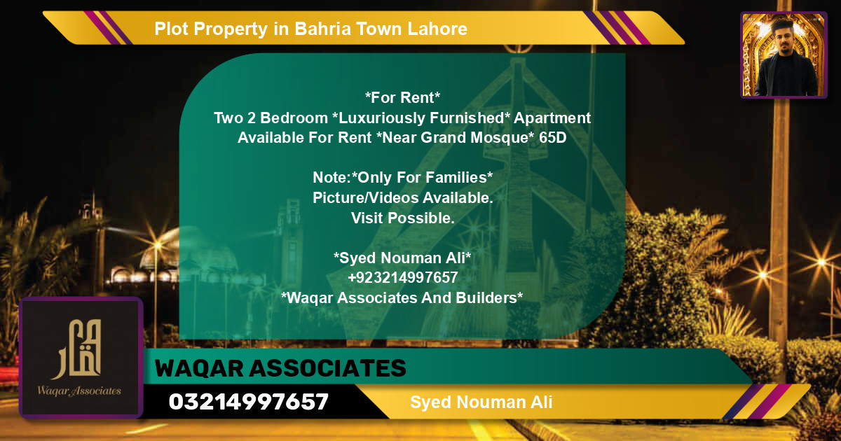 Residential Plot for Sale in Bahria Town, Lahore - (BP-43886)
