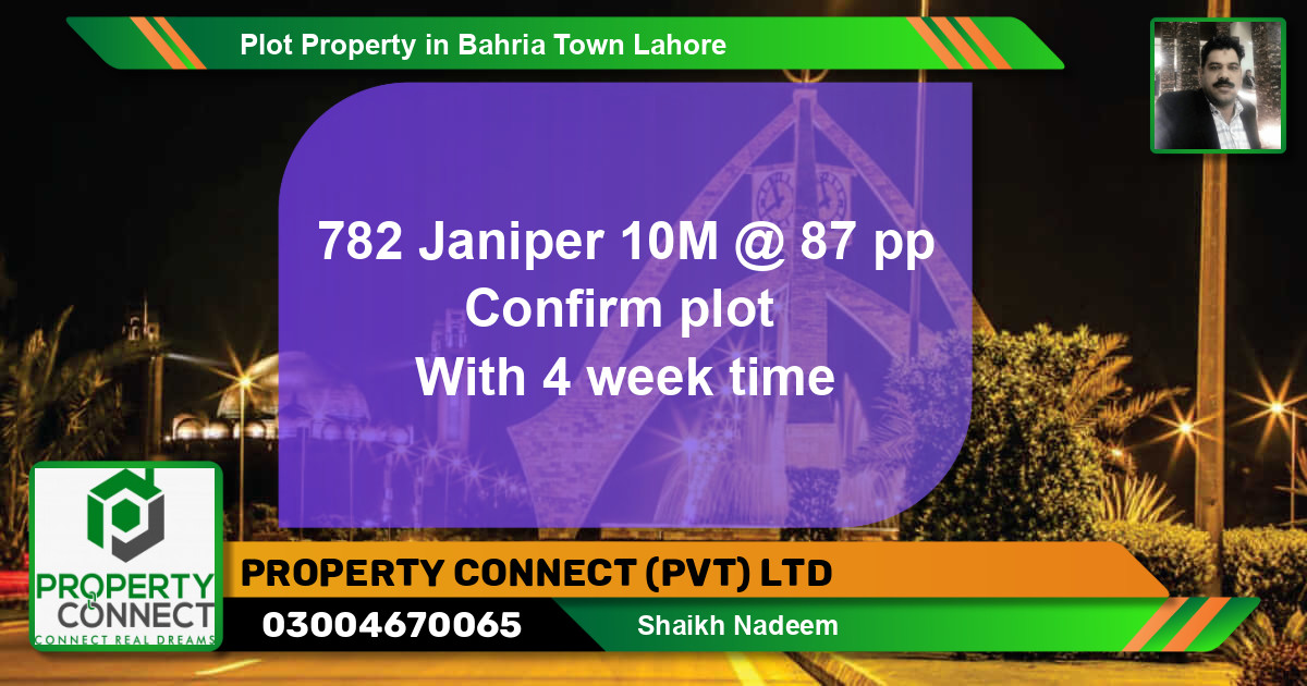 Residential Plot for Sale in Bahria Town, Lahore - (BP-43962)