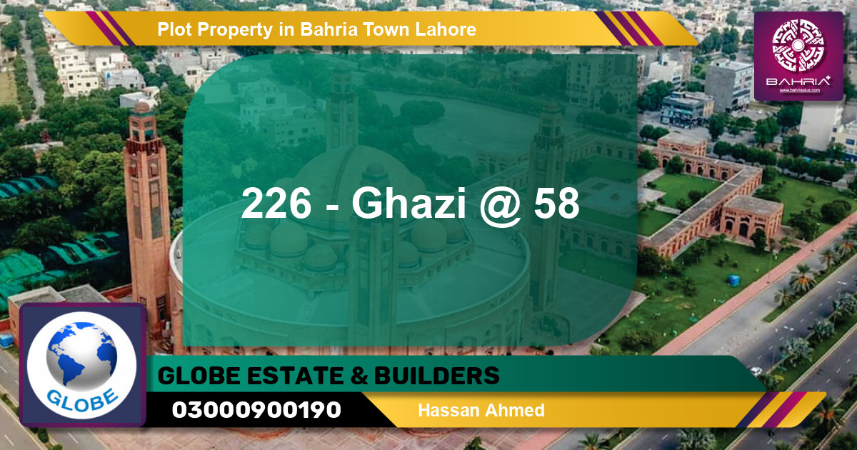 Residential Plot for Sale in Bahria Town, Lahore - (BP-44050)