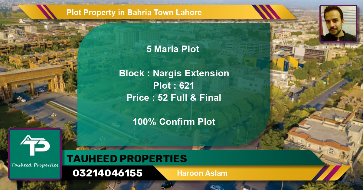 Residential Plot for Sale in Bahria Town, Lahore - (BP-44166)