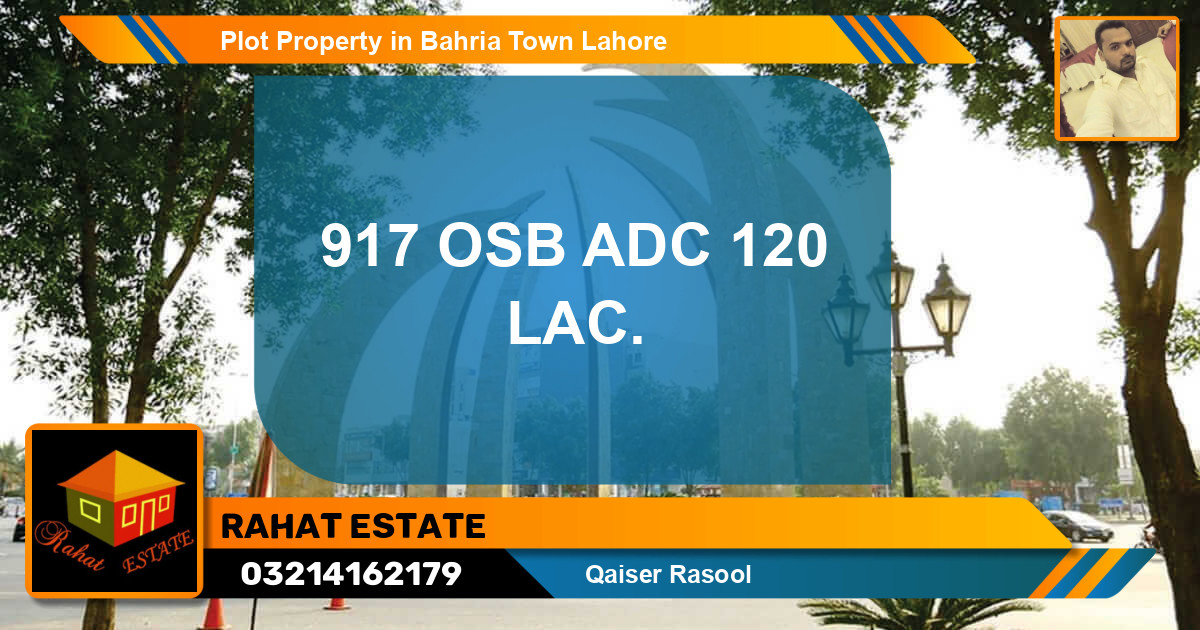 Residential Plot for Sale in Bahria Town, Lahore - (BP-44384)