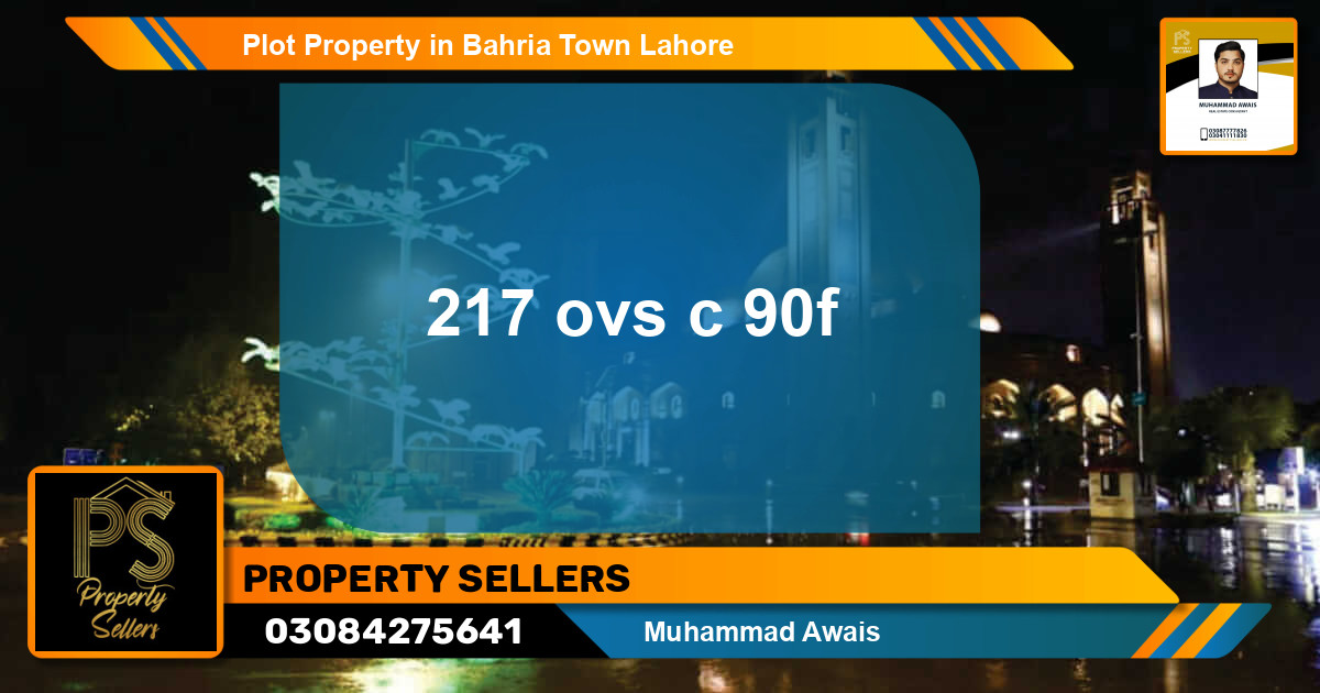 Residential Plot for Sale in Bahria Town, Lahore - (BP-44530)