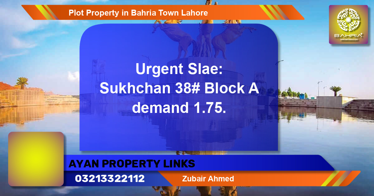 Residential Plot for Sale in Bahria Town, Lahore - (BP-44560)