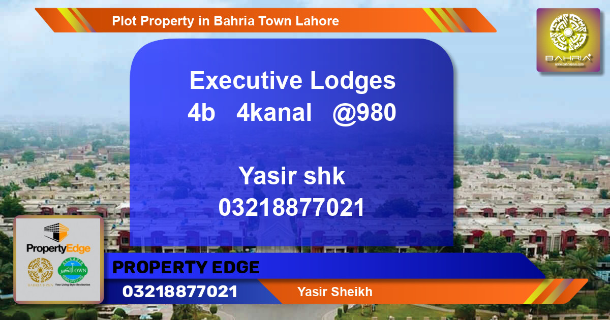 Residential Plot for Sale in Bahria Town, Lahore - (BP-44781)