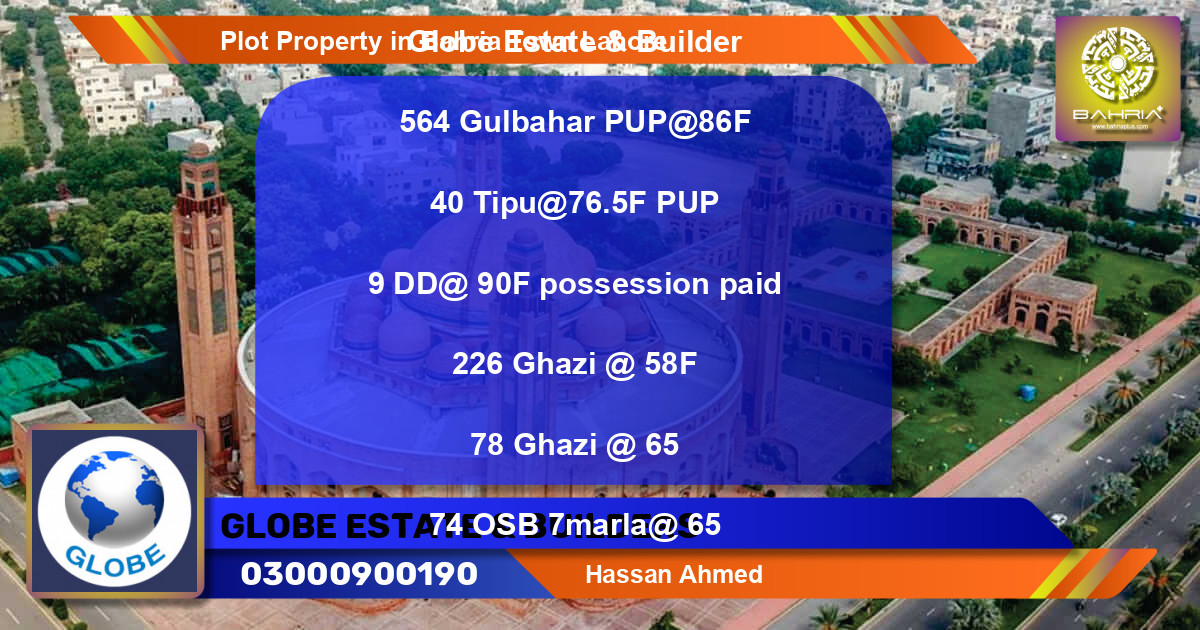 Residential Plot for Sale in Bahria Town, Lahore - (BP-44819)