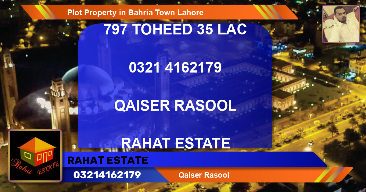 Residential Plot for Sale in Bahria Town, Lahore - (BP-44821)