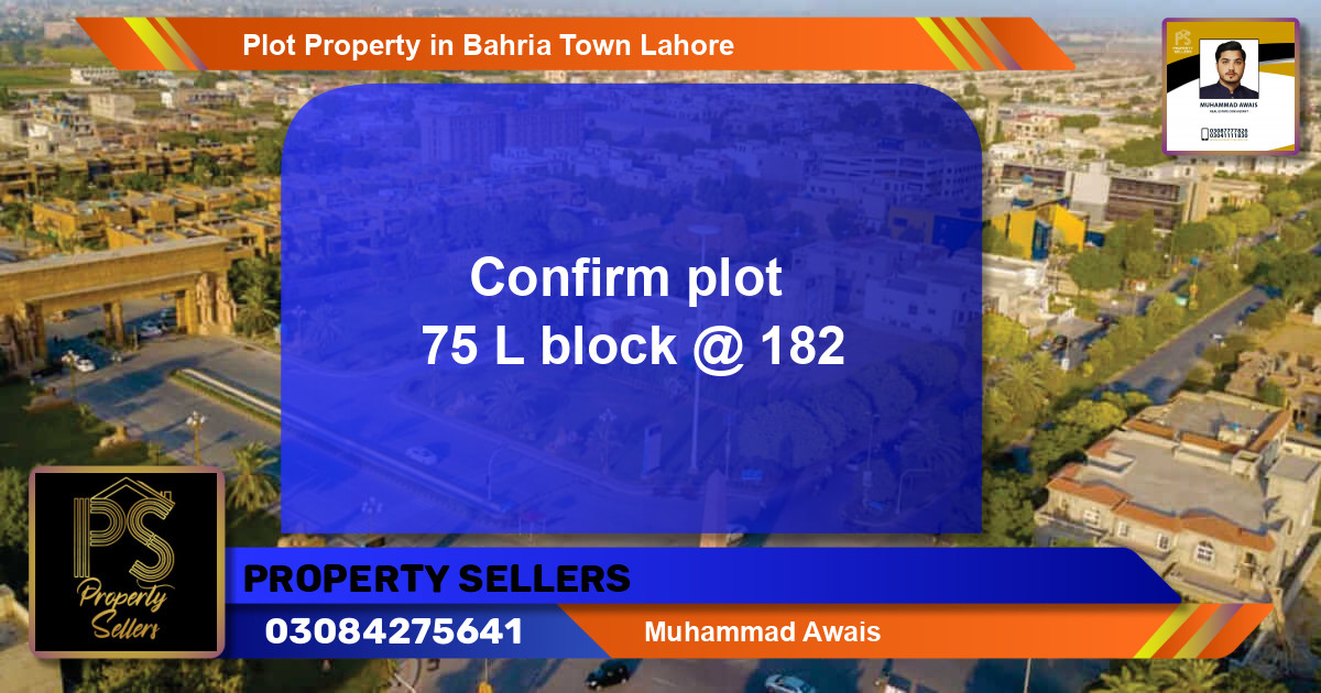 Residential Plot for Sale in Bahria Town, Lahore - (BP-44884)