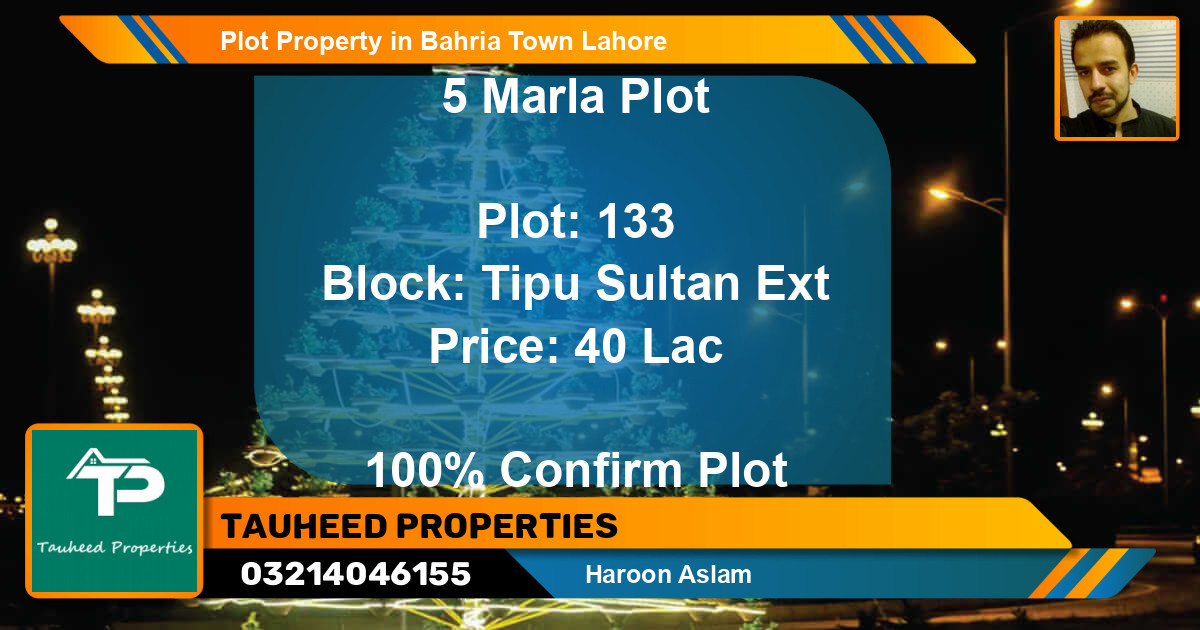 Residential Plot for Sale in Bahria Town, Lahore - (BP-44895)