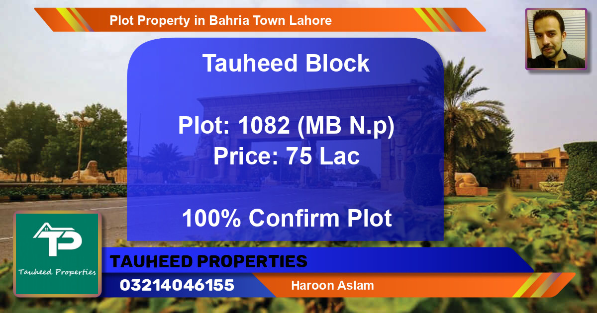 Residential Plot for Sale in Bahria Town, Lahore - (BP-45272)