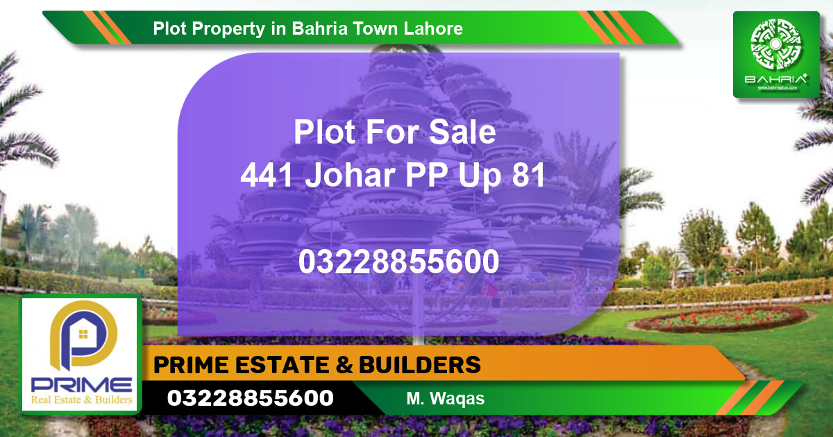 Residential Plot for Sale in Bahria Town, Lahore - (BP-45361)