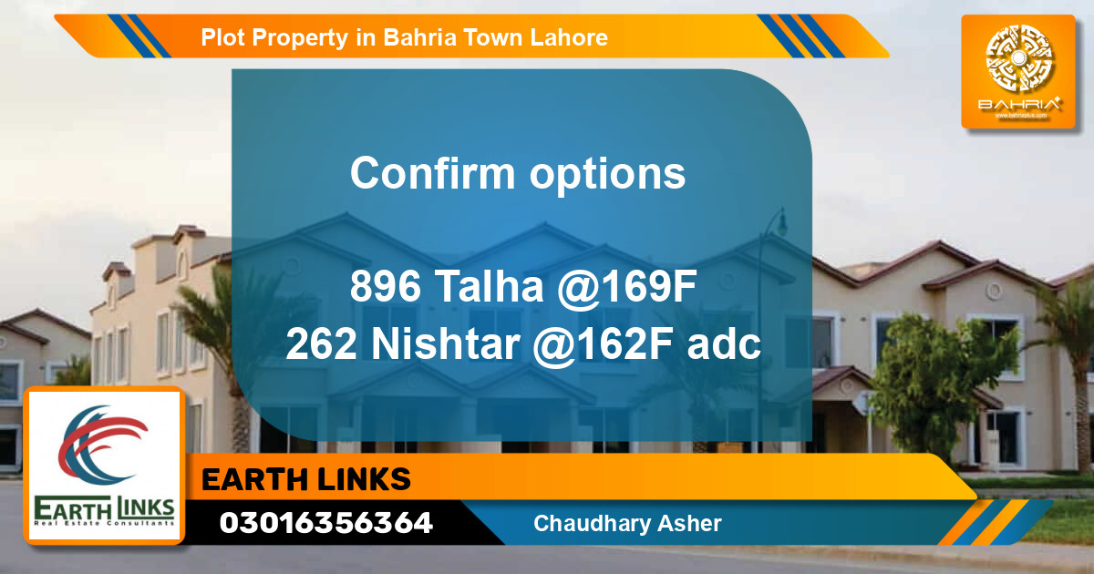 Residential Plot for Sale in Bahria Town, Lahore - (BP-45435)