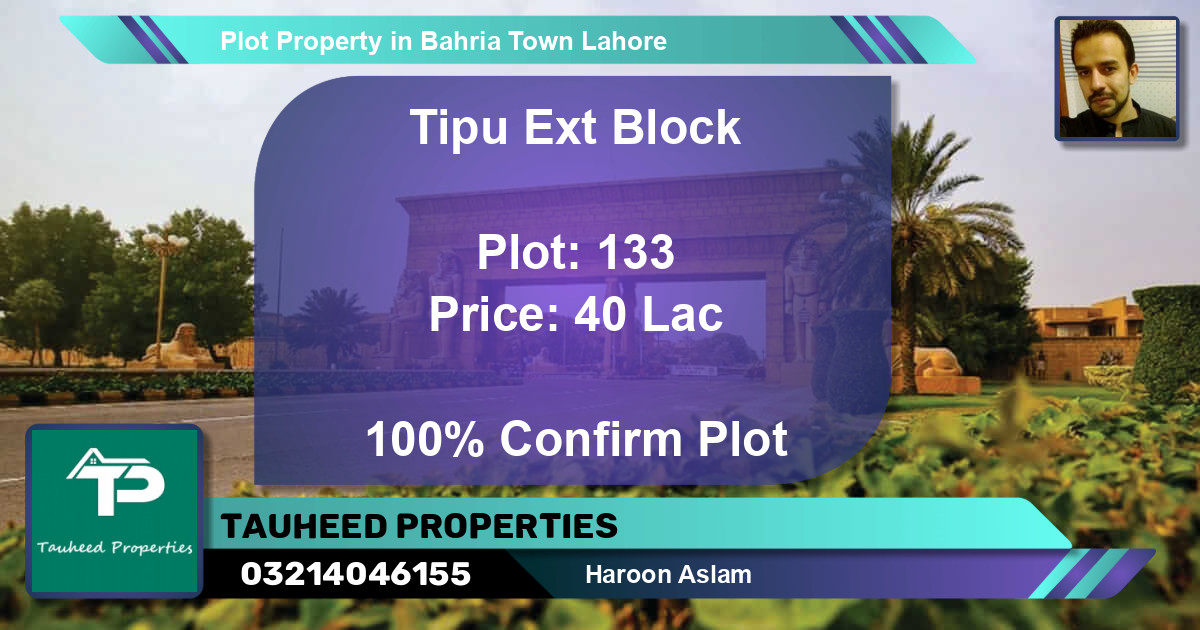 Residential Plot for Sale in Bahria Town, Lahore - (BP-45444)