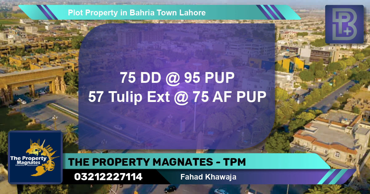 Residential Plot for Sale in Bahria Town, Lahore - (BP-45661)
