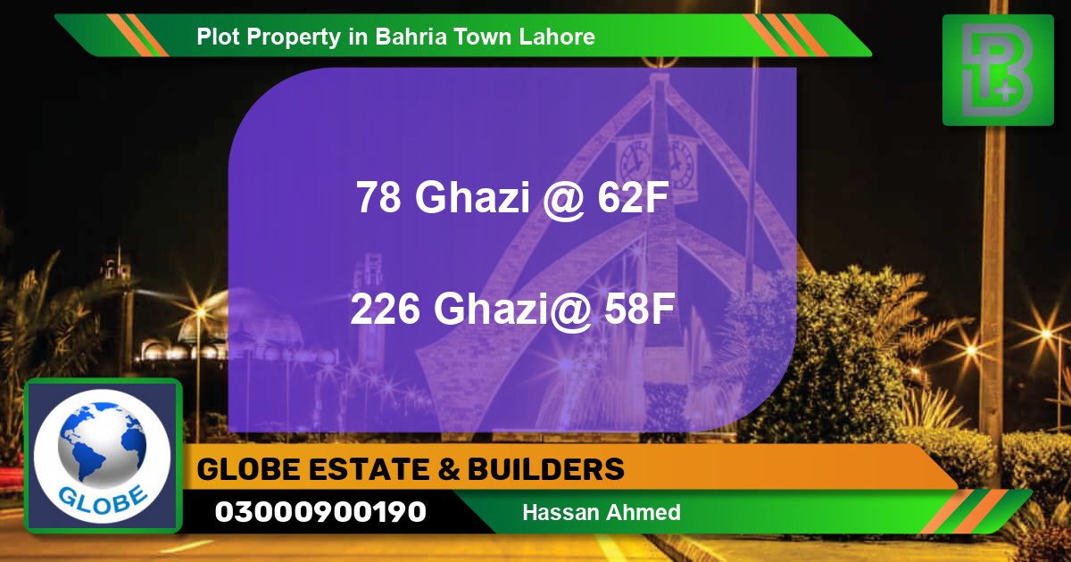 Residential Plot for Sale in Bahria Town, Lahore - (BP-45759)