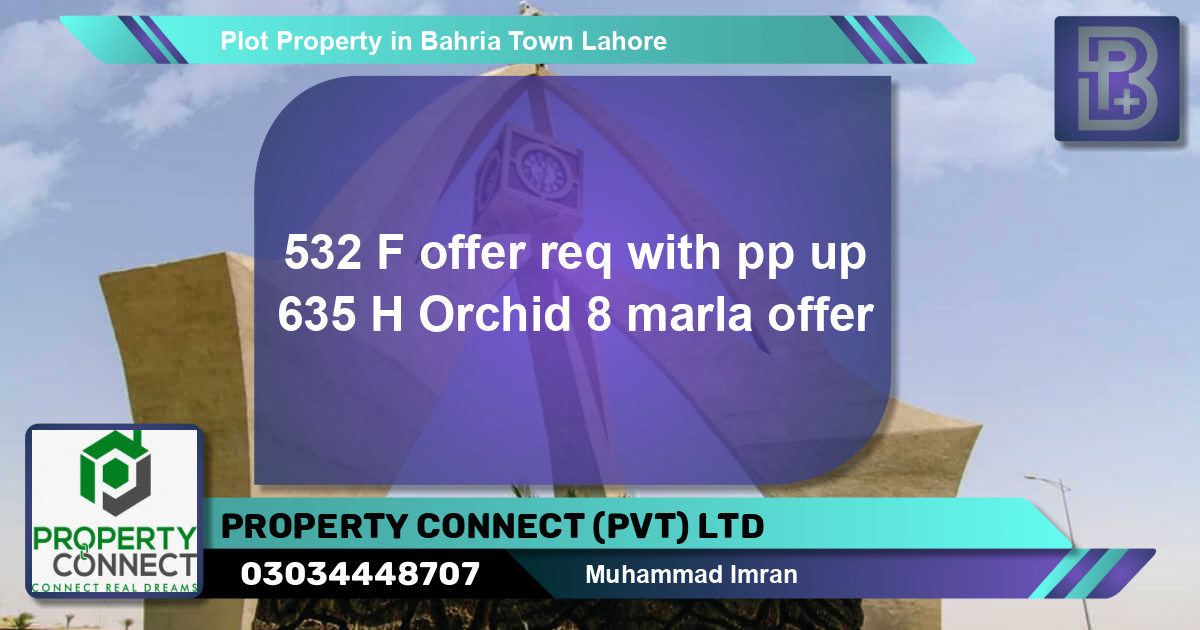 Residential Plot for Sale in Bahria Town, Lahore - (BP-45800)