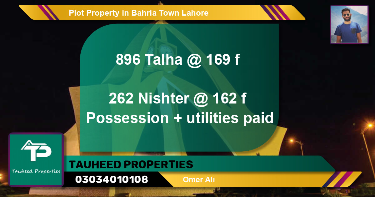 Residential Plot for Sale in Bahria Town, Lahore - (BP-45809)