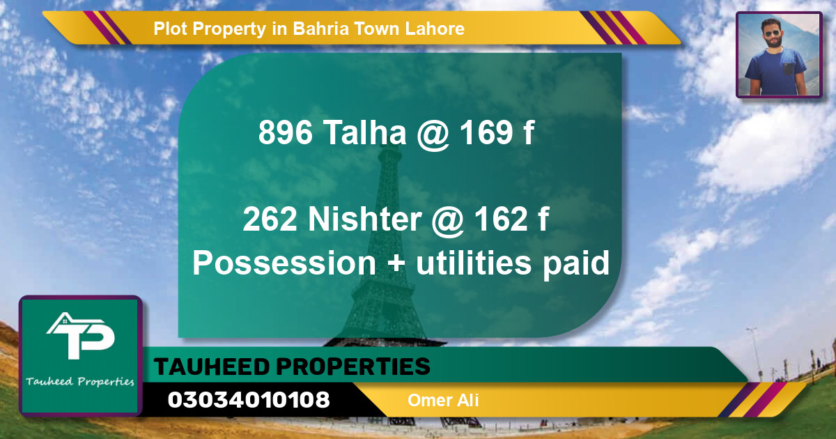 Residential Plot for Sale in Bahria Town, Lahore - (BP-45811)