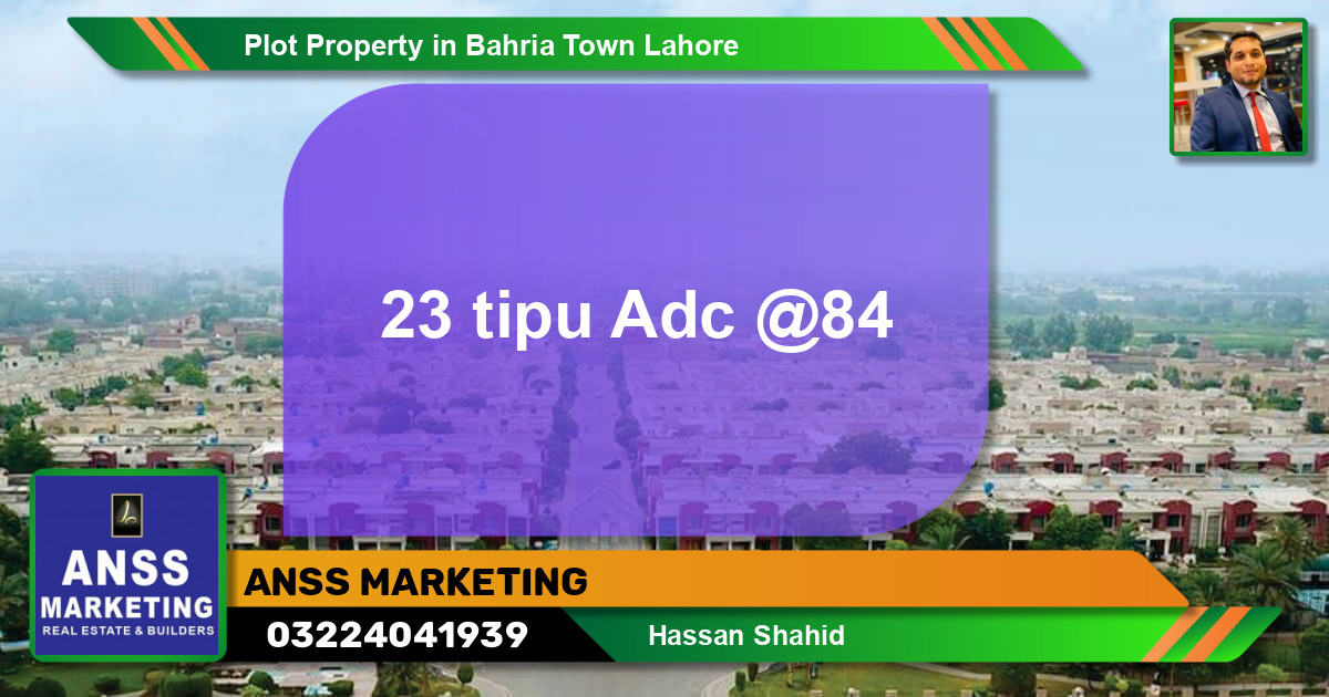 Residential Plot for Sale in Bahria Town, Lahore - (BP-45816)