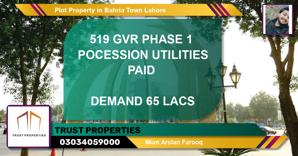 Residential Plot for Sale in Bahria Town, Lahore - (BP-45917)