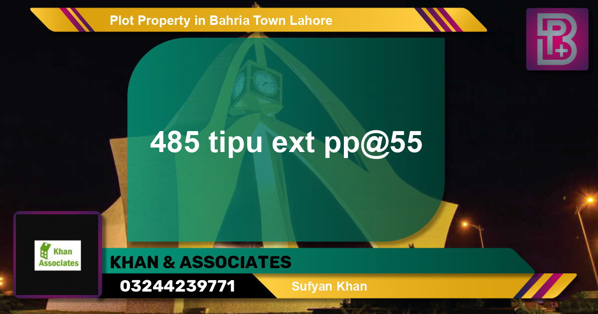 Residential Plot for Sale in Bahria Town, Lahore - (BP-46024)