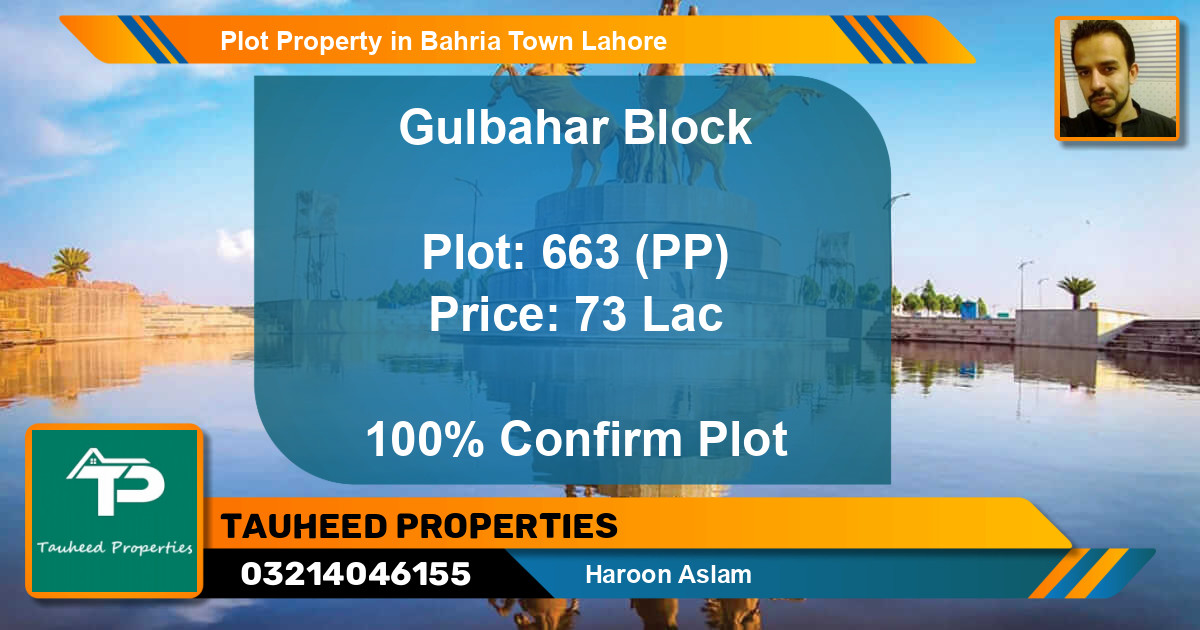 Residential Plot for Sale in Bahria Town, Lahore - (BP-46260)