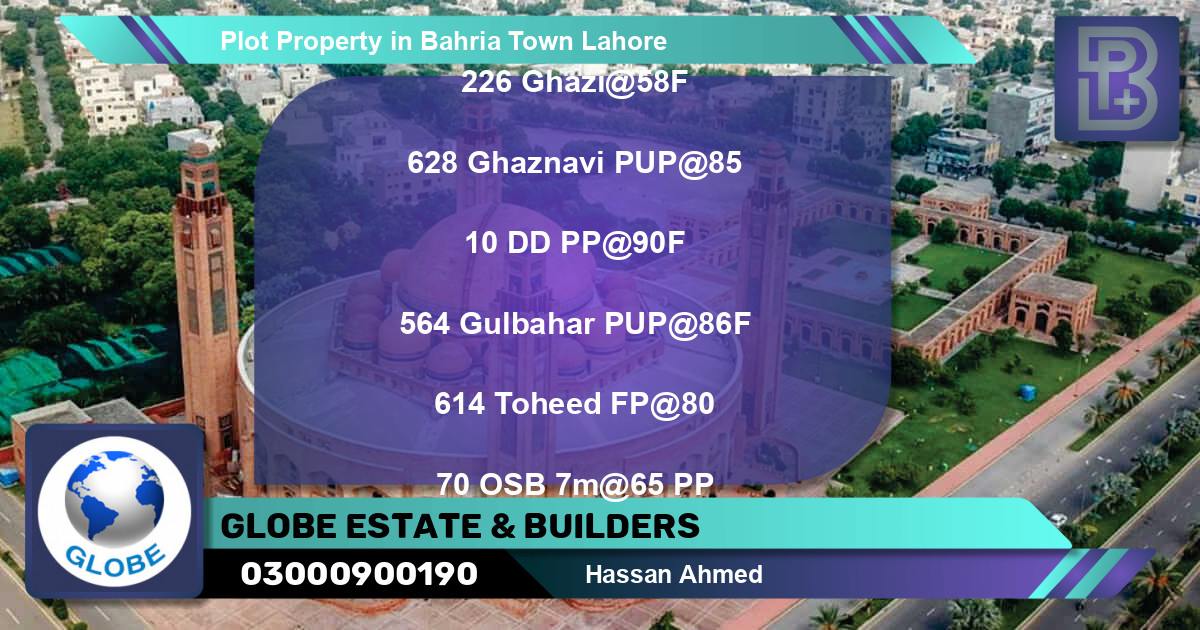 Residential Plot for Sale in Bahria Town, Lahore - (BP-46424)