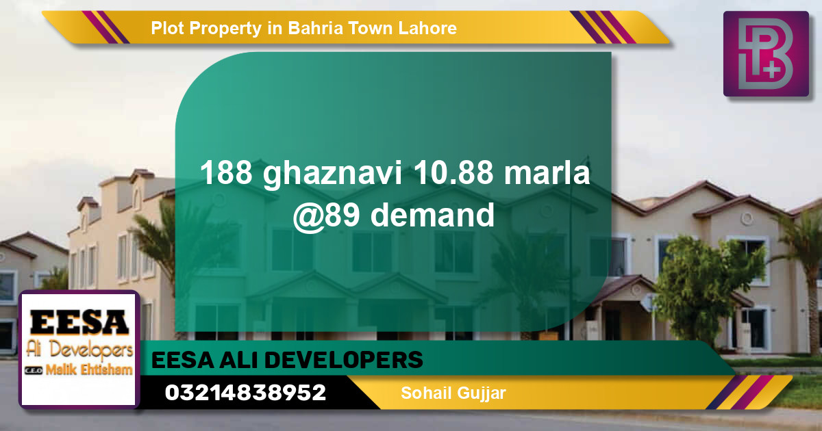 Residential Plot for Sale in Bahria Town, Lahore - (BP-46726)