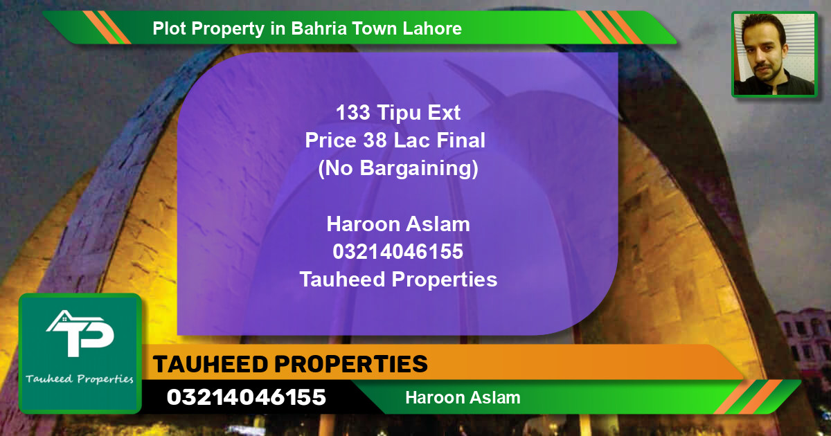 Residential Plot for Sale in Bahria Town, Lahore - (BP-46804)