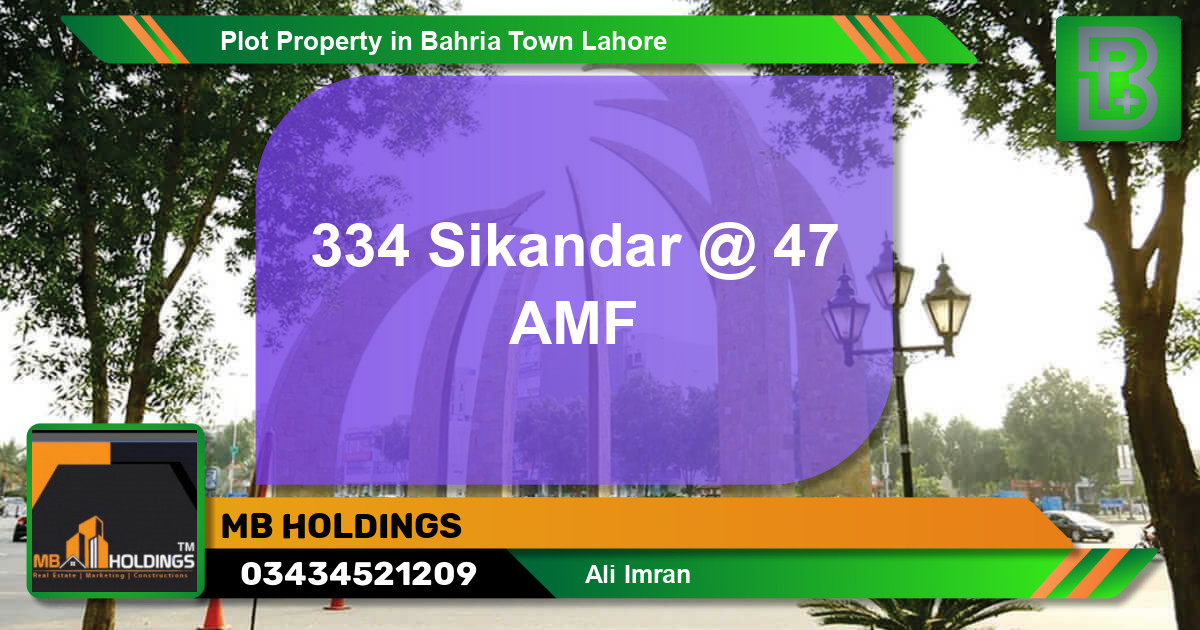 Residential Plot for Sale in Bahria Town, Lahore - (BP-46981)